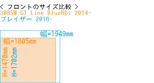 #308SW GT Line BlueHDi 2014- + ブレイザー 2018-